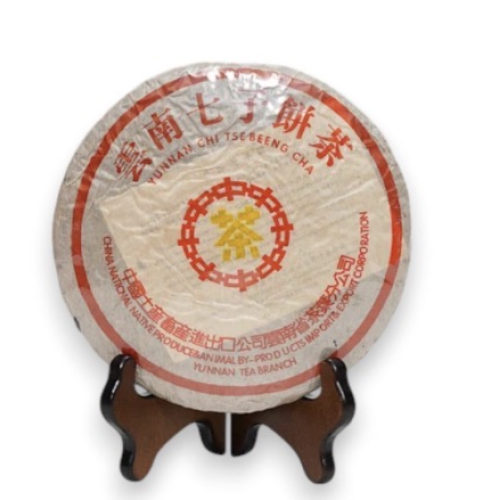中茶牌雲南七子餅茶 (2000年代初黃字7572熟茶)